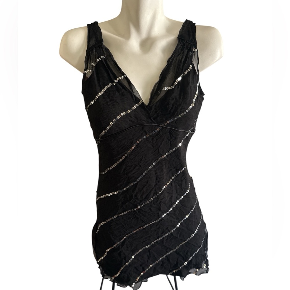 Silkland 100% Silk Black‎ Sheath Dress